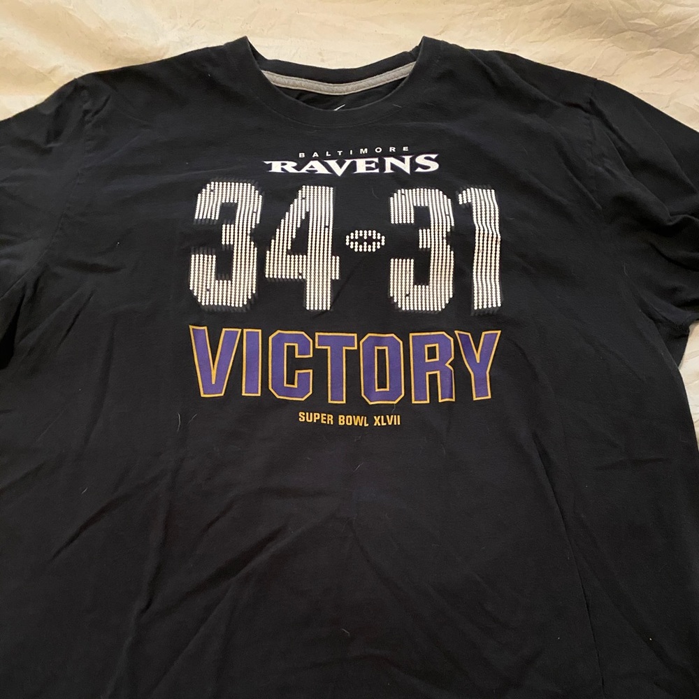 Nike Ravens Super Bowl Champs shirt XXL